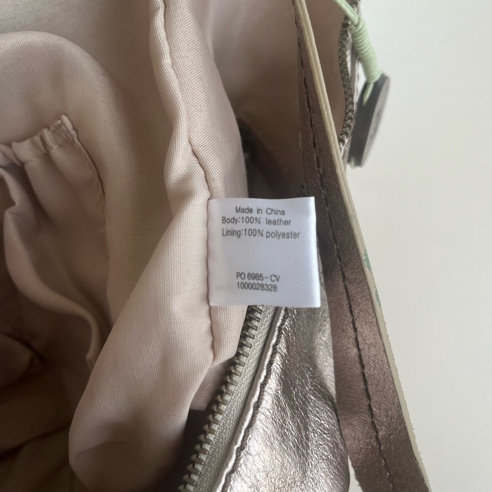 The Sak Bridget Leather Metallic Hobo Bag - Picture 4 of 8